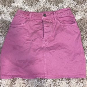 J.Galt pink denim skirt